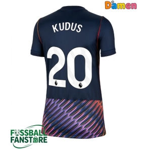 Tottenham Hotspur Mohammed Kudus #20 Replik Auswärtstrikot Damen 2026-27 Kurzarm